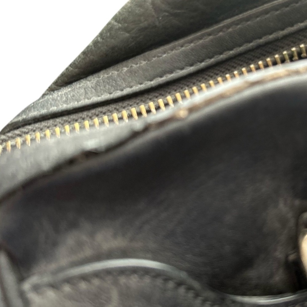 Coach Black Leather Satchel - Picture 2 of 16